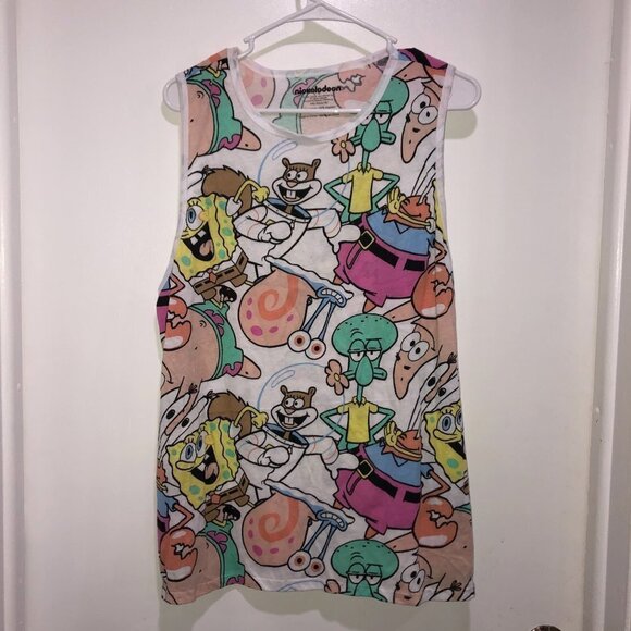 𝅺EUC Ladies SpongeBob tank Size XXL - Picture 1 of 3